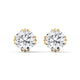 Bloom Crown Solitaire Earrings