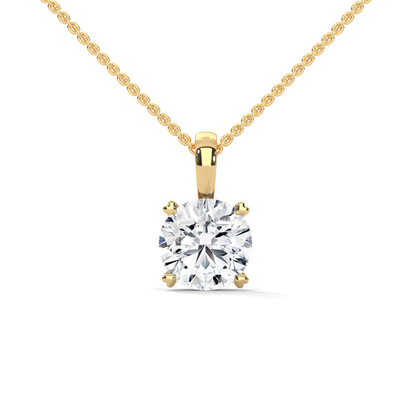 Brilliant Apex Solitaire Pendant
