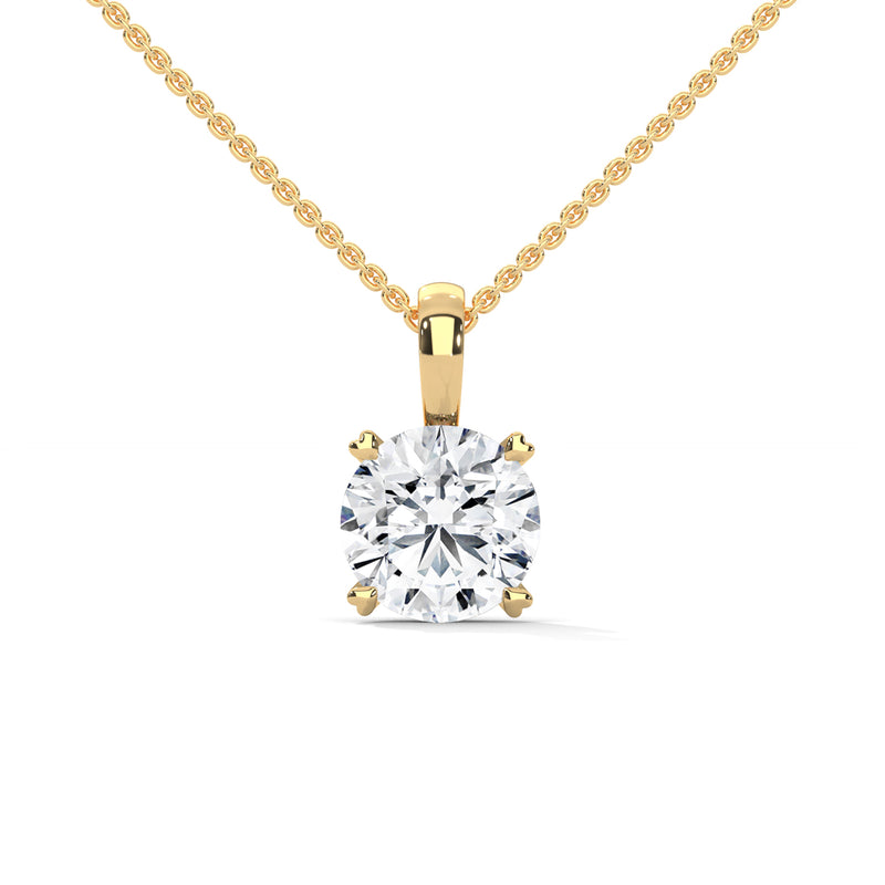 Brilliant Apex Solitaire Pendant