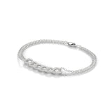 Linked Orbit Diamond Bracelet