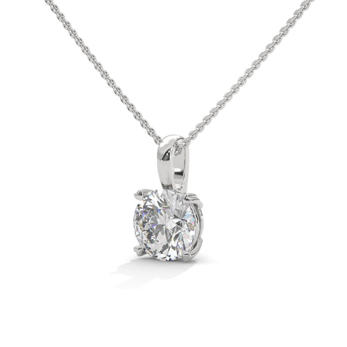 Brilliant Apex Solitaire Pendant