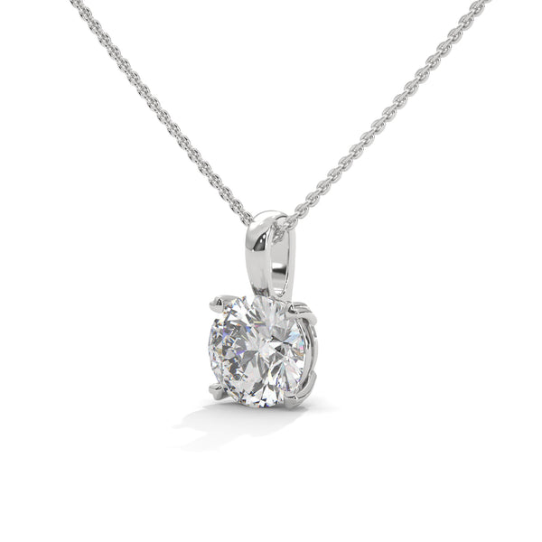 Brilliant Apex Solitaire Pendant