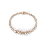 Linked Orbit Diamond Bracelet