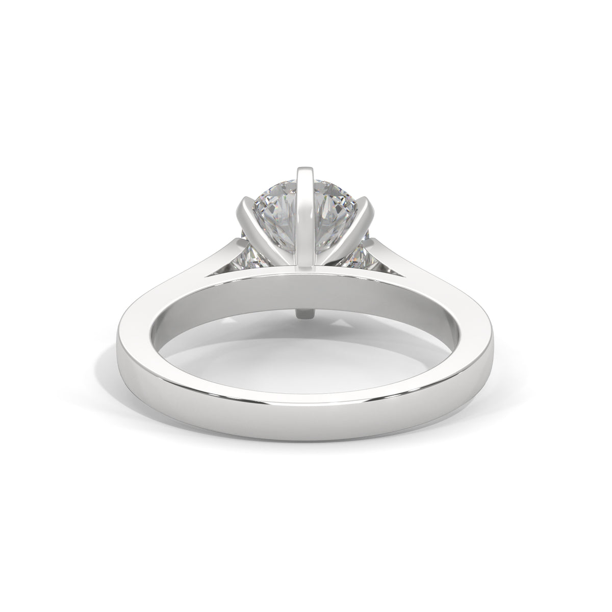Crowned Brilliance Solitaire Ring