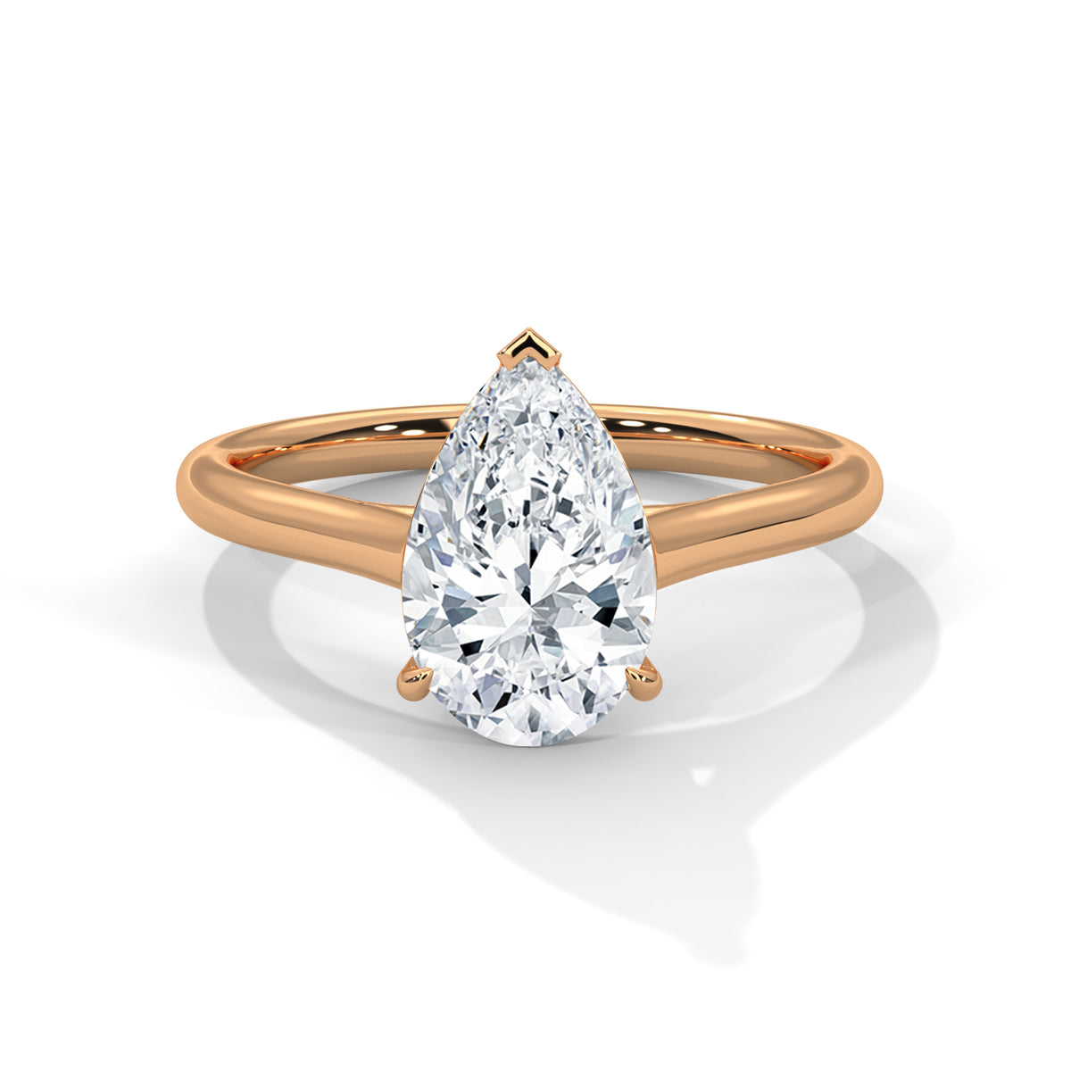 Teardrop Reverie Solitaire Ring