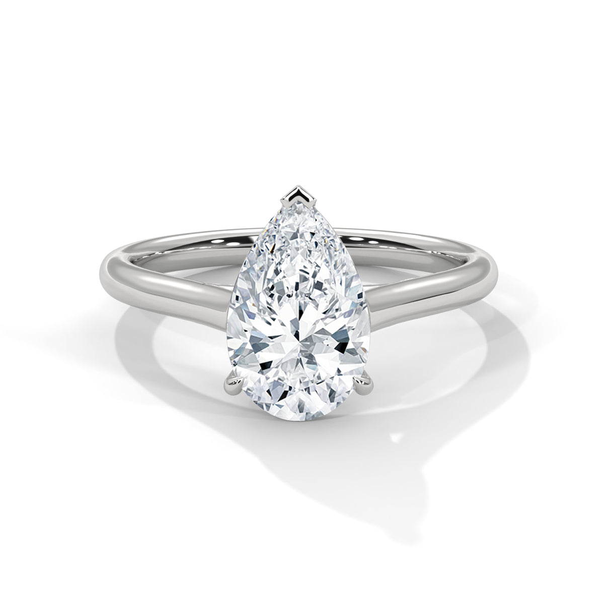 Teardrop Reverie Solitaire Ring