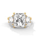 Radiant Sovereign Three-Stone Ring