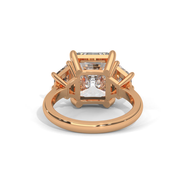 Radiant Sovereign Three-Stone Ring