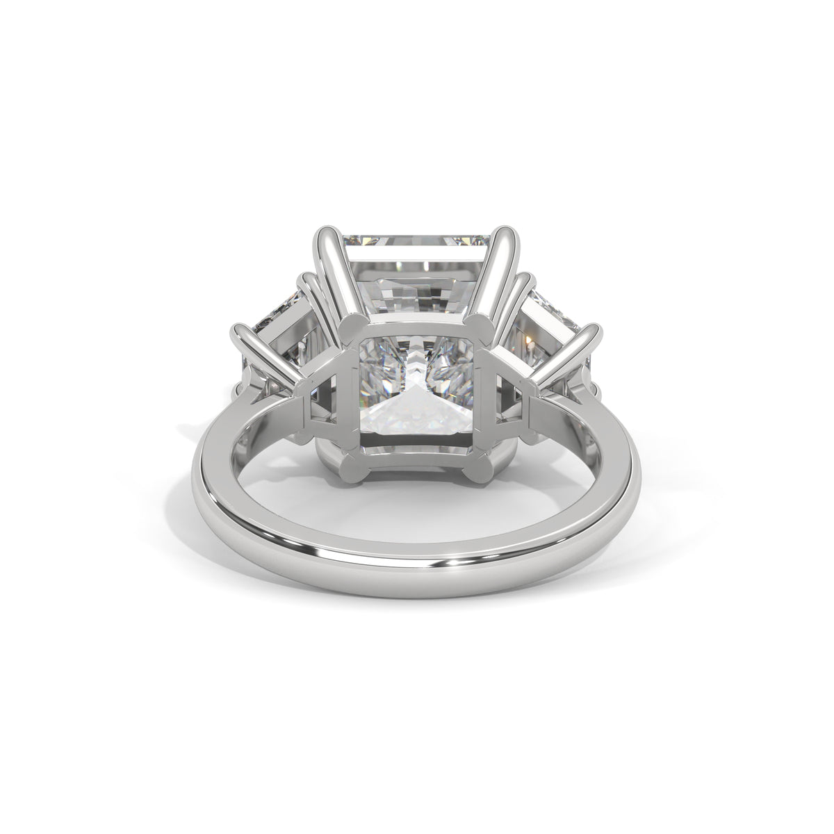 Radiant Sovereign Three-Stone Ring