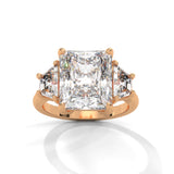 Radiant Sovereign Three-Stone Ring