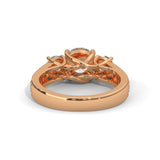 Celestial Trio Solitaire Ring