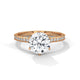 Crown Throne Solitaire Ring