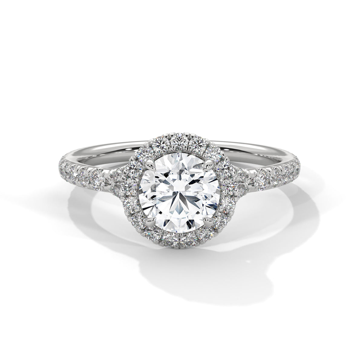 Celestial Bloom Halo Ring