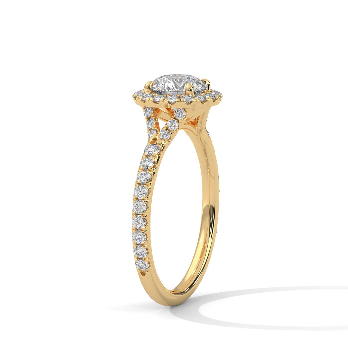 Celestial Bloom Halo Ring