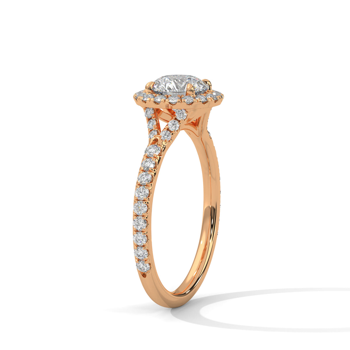 Celestial Bloom Halo Ring