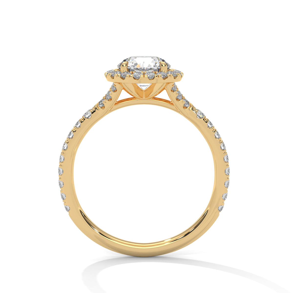 Celestial Bloom Halo Ring