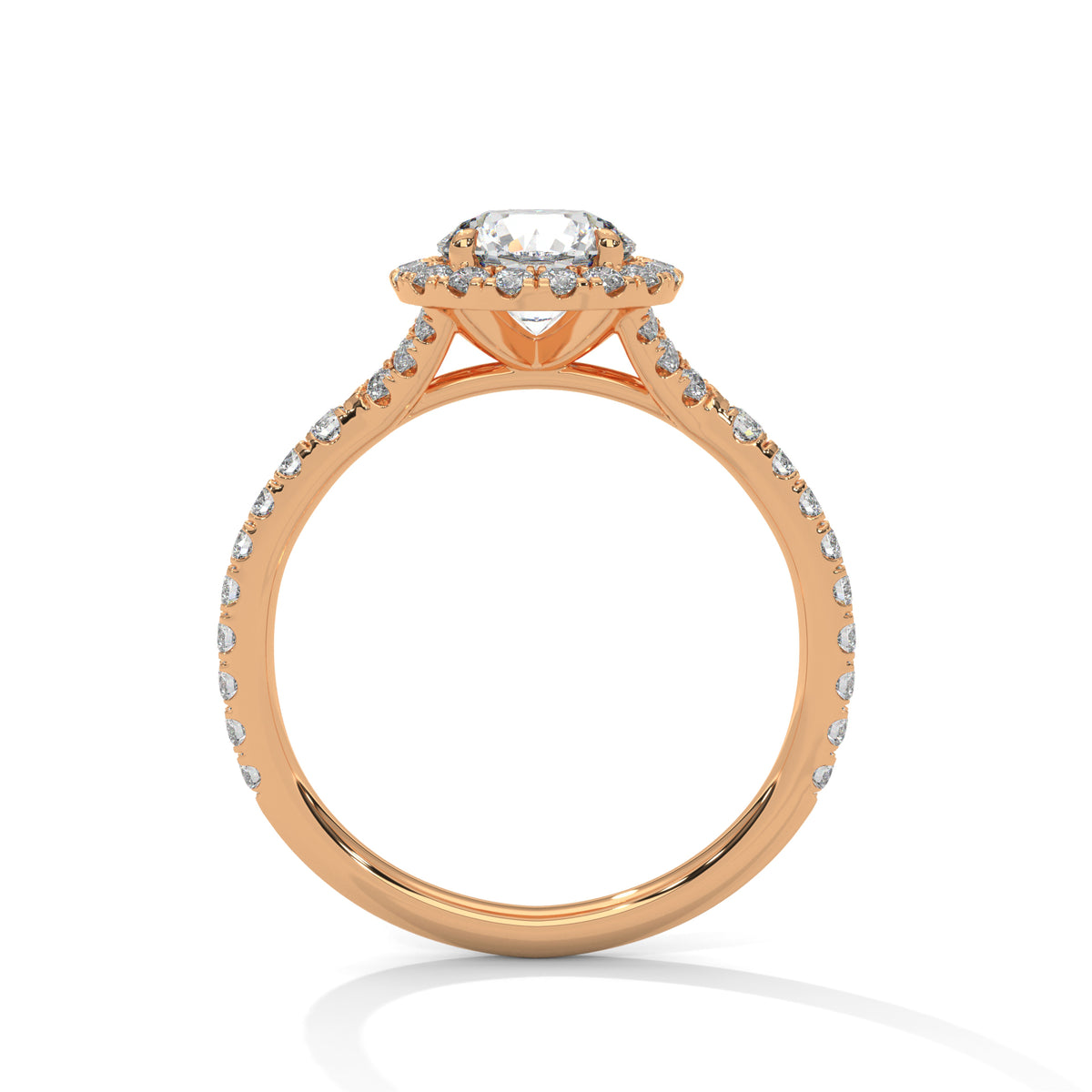 Celestial Bloom Halo Ring