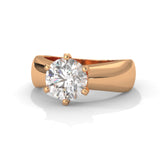 Sovereign Arch Solitaire Ring
