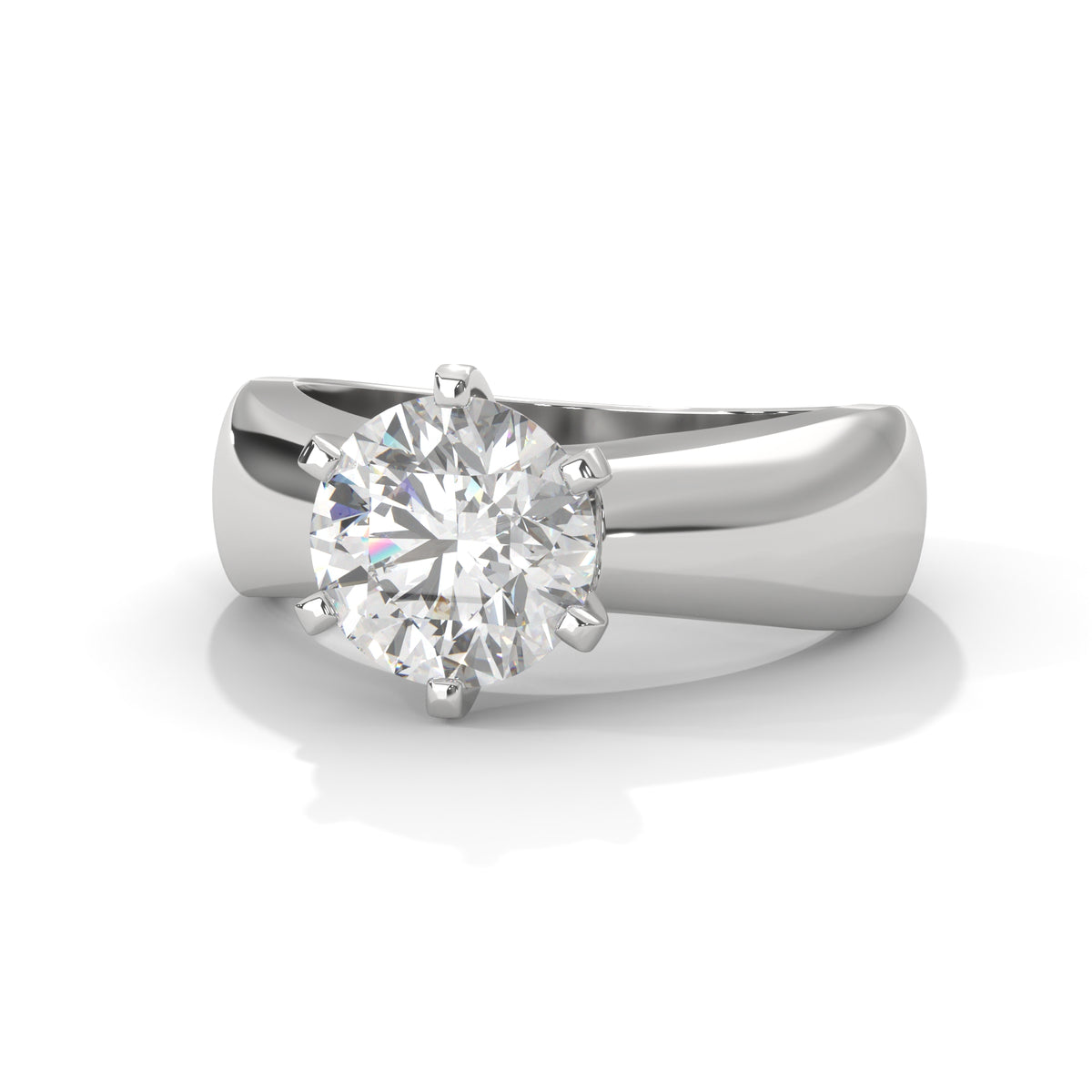 Sovereign Arch Solitaire Ring