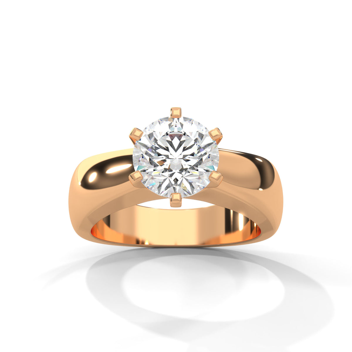 Sovereign Arch Solitaire Ring