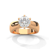 Sovereign Arch Solitaire Ring