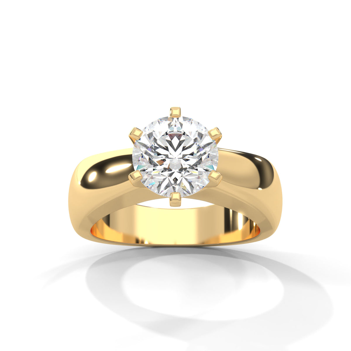 Sovereign Arch Solitaire Ring