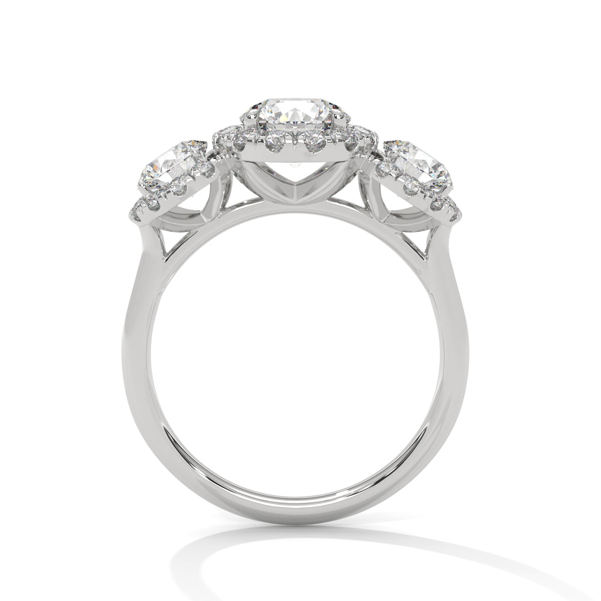 Celestial Trio Halo Ring