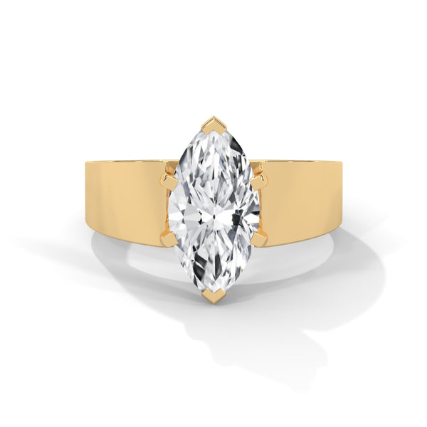Marquise Embrace Solitaire Ring
