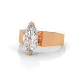 Marquise Embrace Solitaire Ring