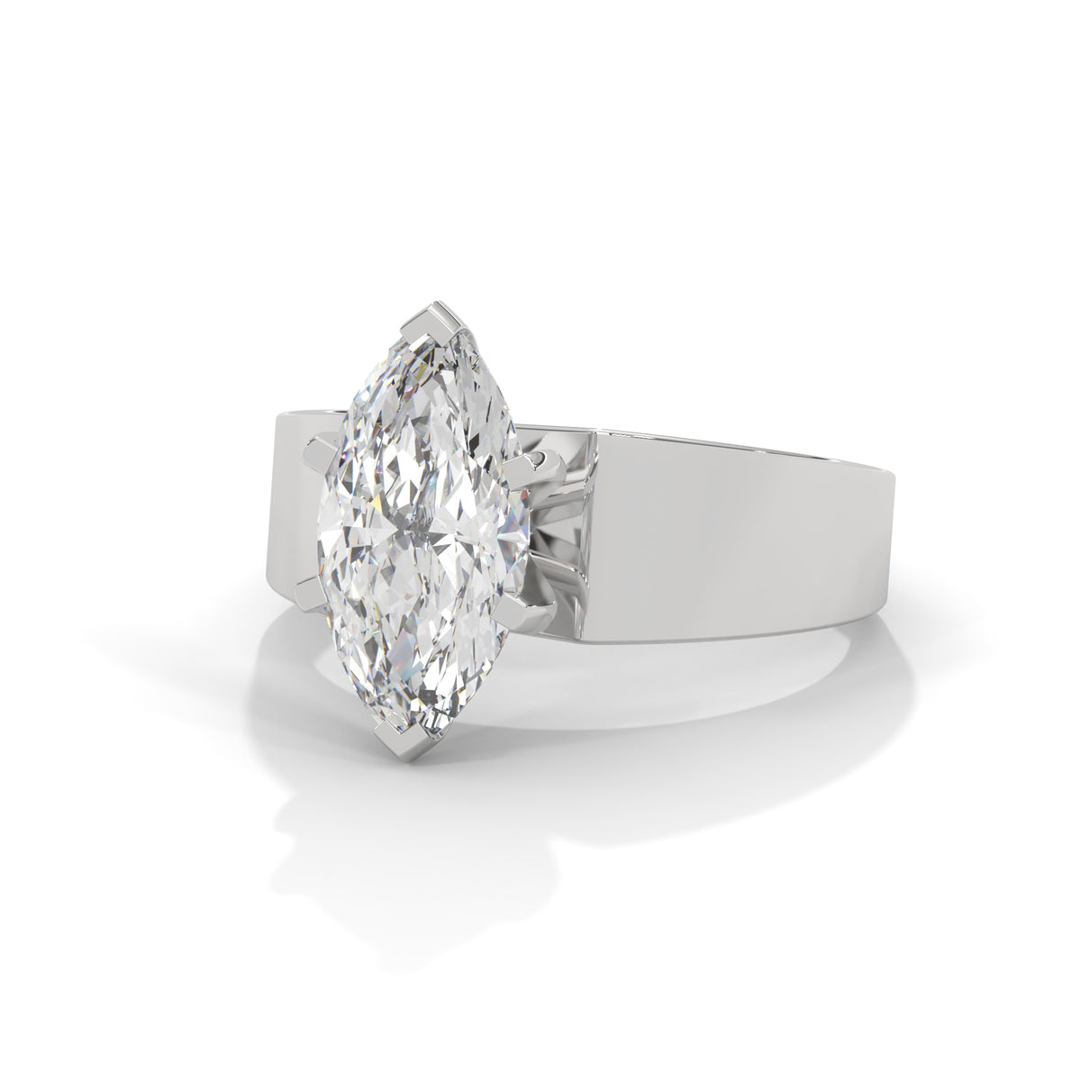 Marquise Embrace Solitaire Ring