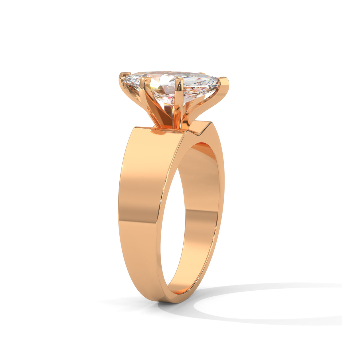 Marquise Embrace Solitaire Ring