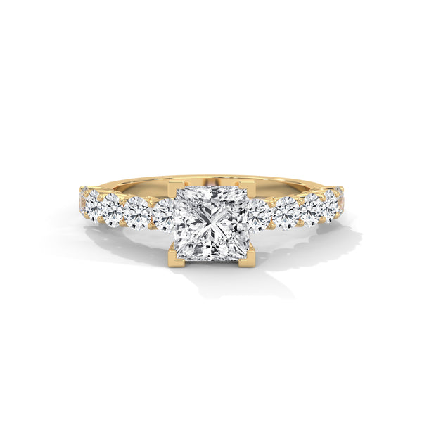 Royal Court Princess Solitaire Ring