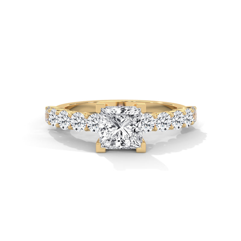 Royal Court Princess Solitaire Ring