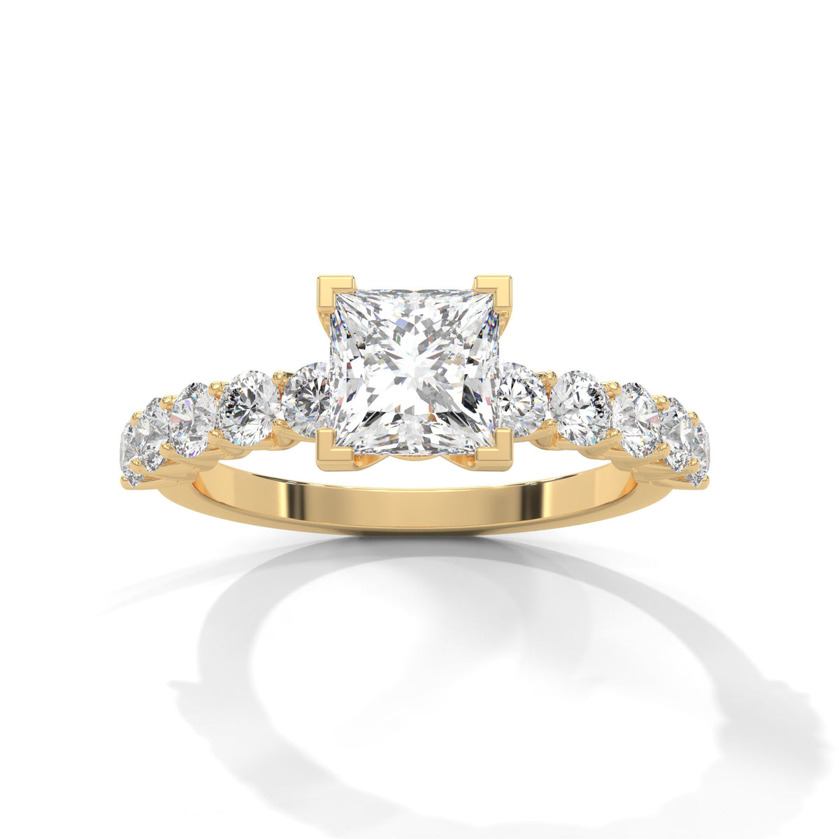 Royal Court Princess Solitaire Ring