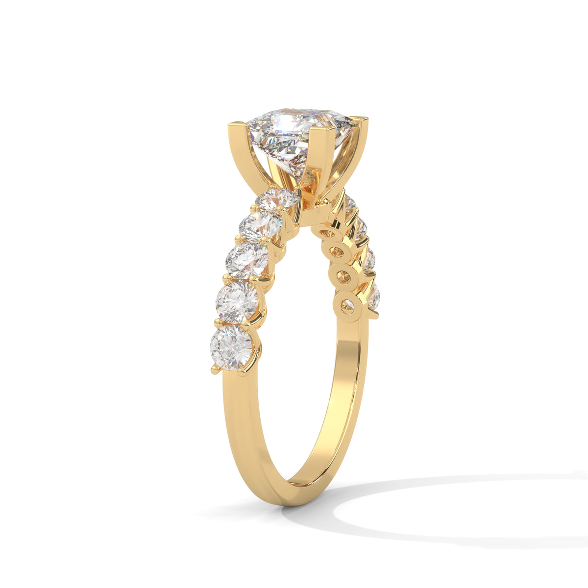 Royal Court Princess Solitaire Ring