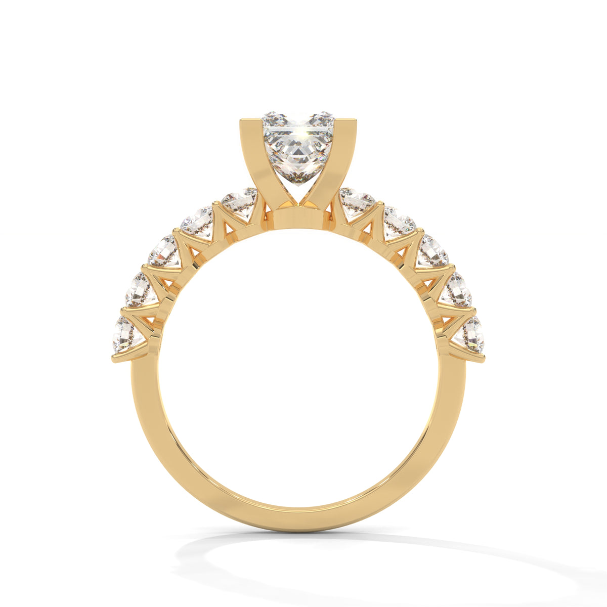 Royal Court Princess Solitaire Ring