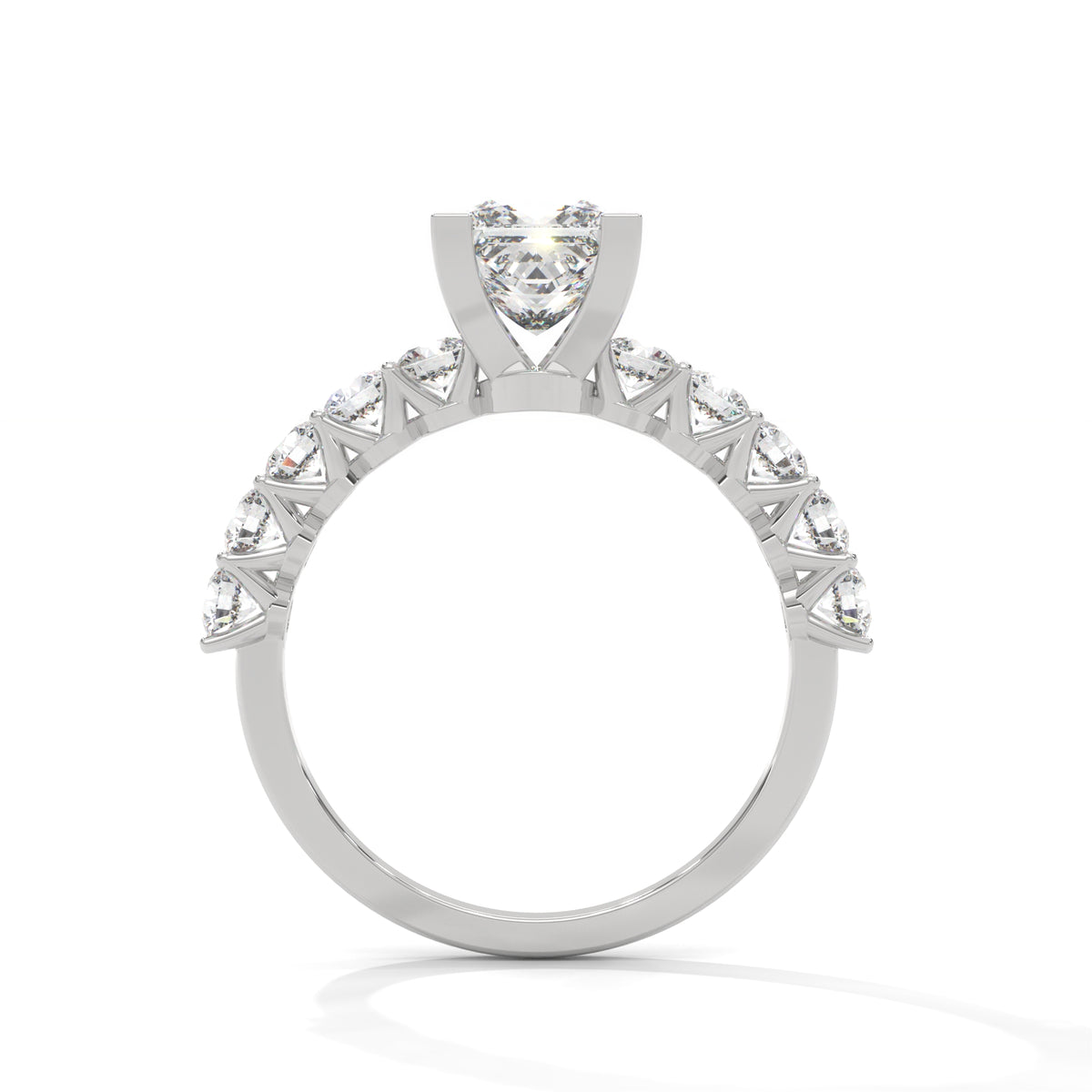 Royal Court Princess Solitaire Ring