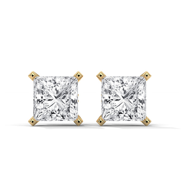 Sovereign Princess Solitaire Earrings