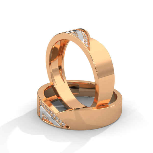 Chevron Wave Diamond Ring