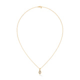 Liquid Flame Solitaire Pendant Set