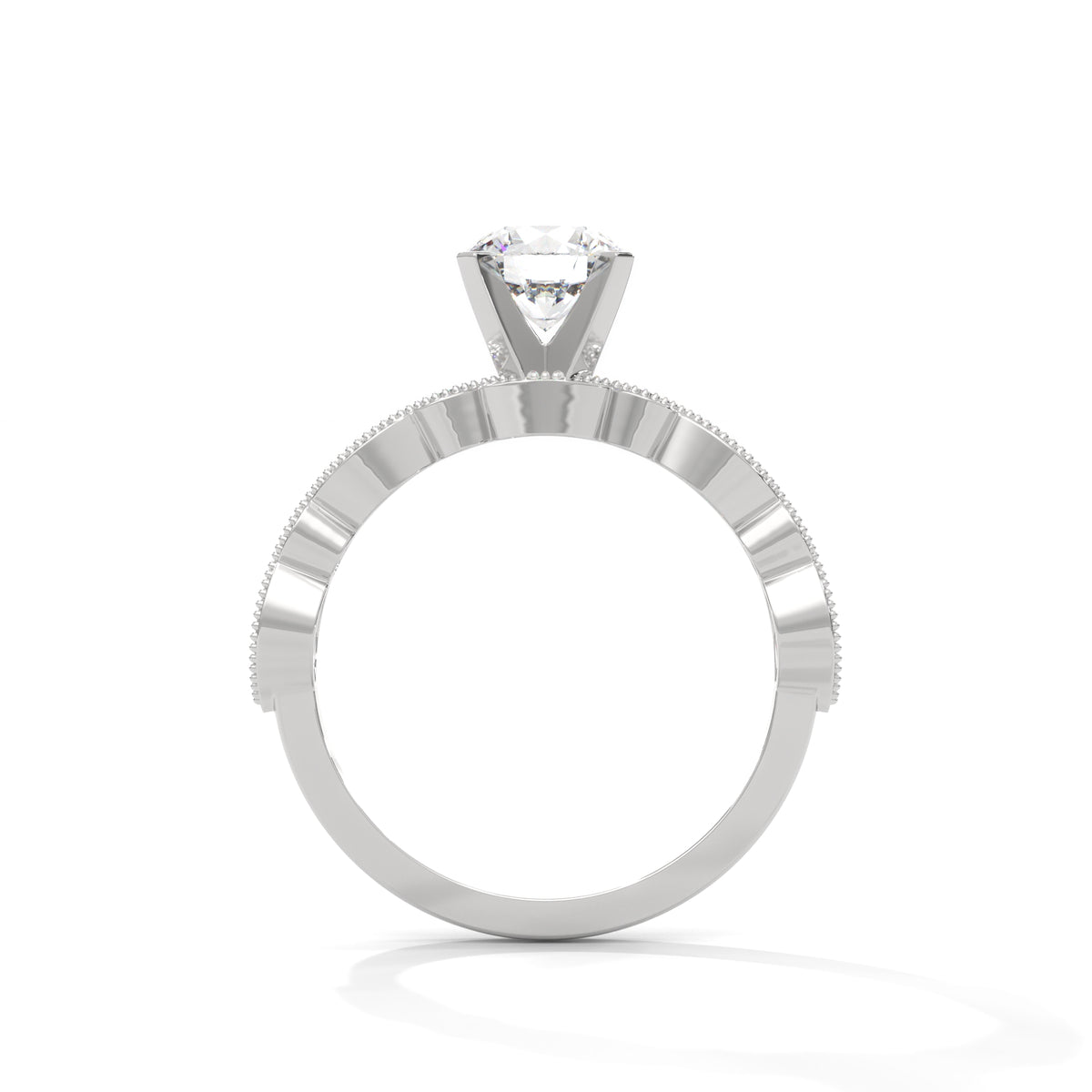 Marquise Bloom Solitaire Ring