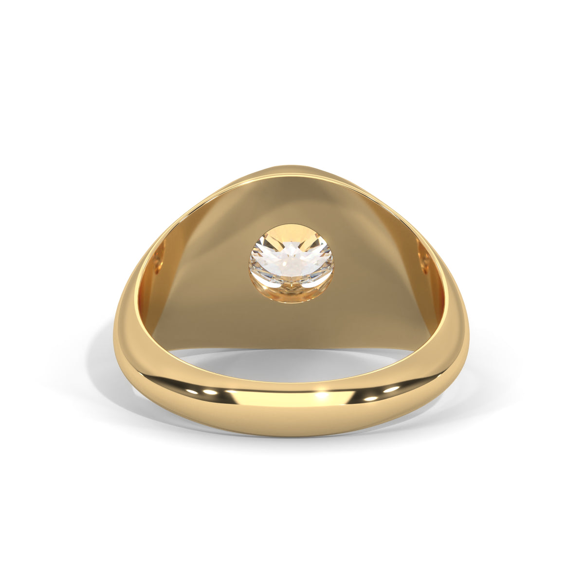 Solar Flare Solitaire Ring
