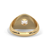 Solar Flare Solitaire Ring