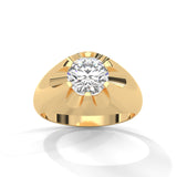 Solar Flare Solitaire Ring