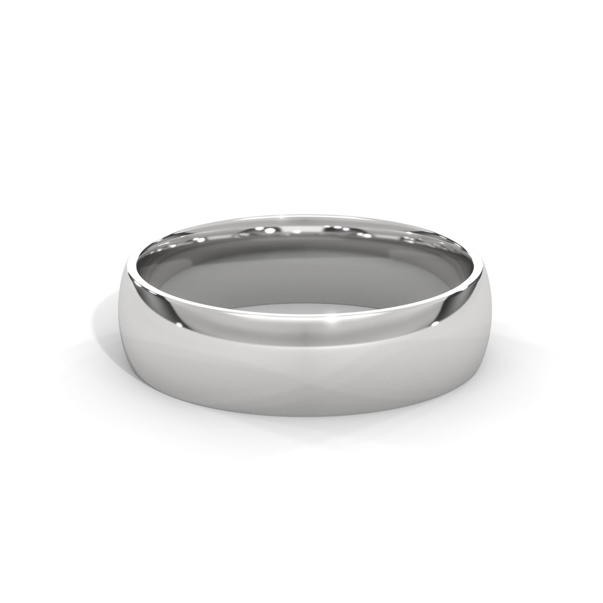 Polished Arc Classic Band Ring