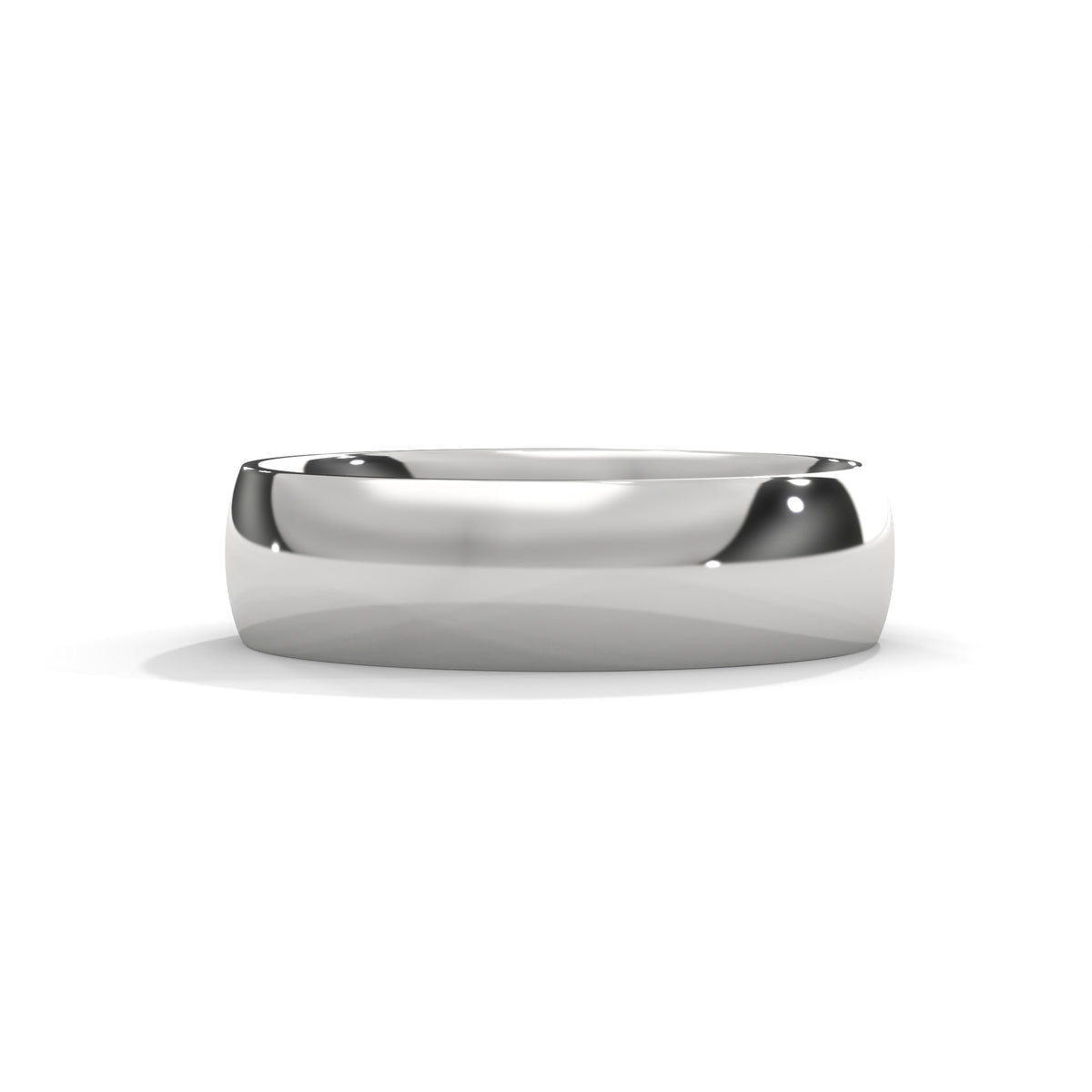 Polished Arc Classic Band Ring