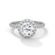 Celestial Halo Solitaire Ring