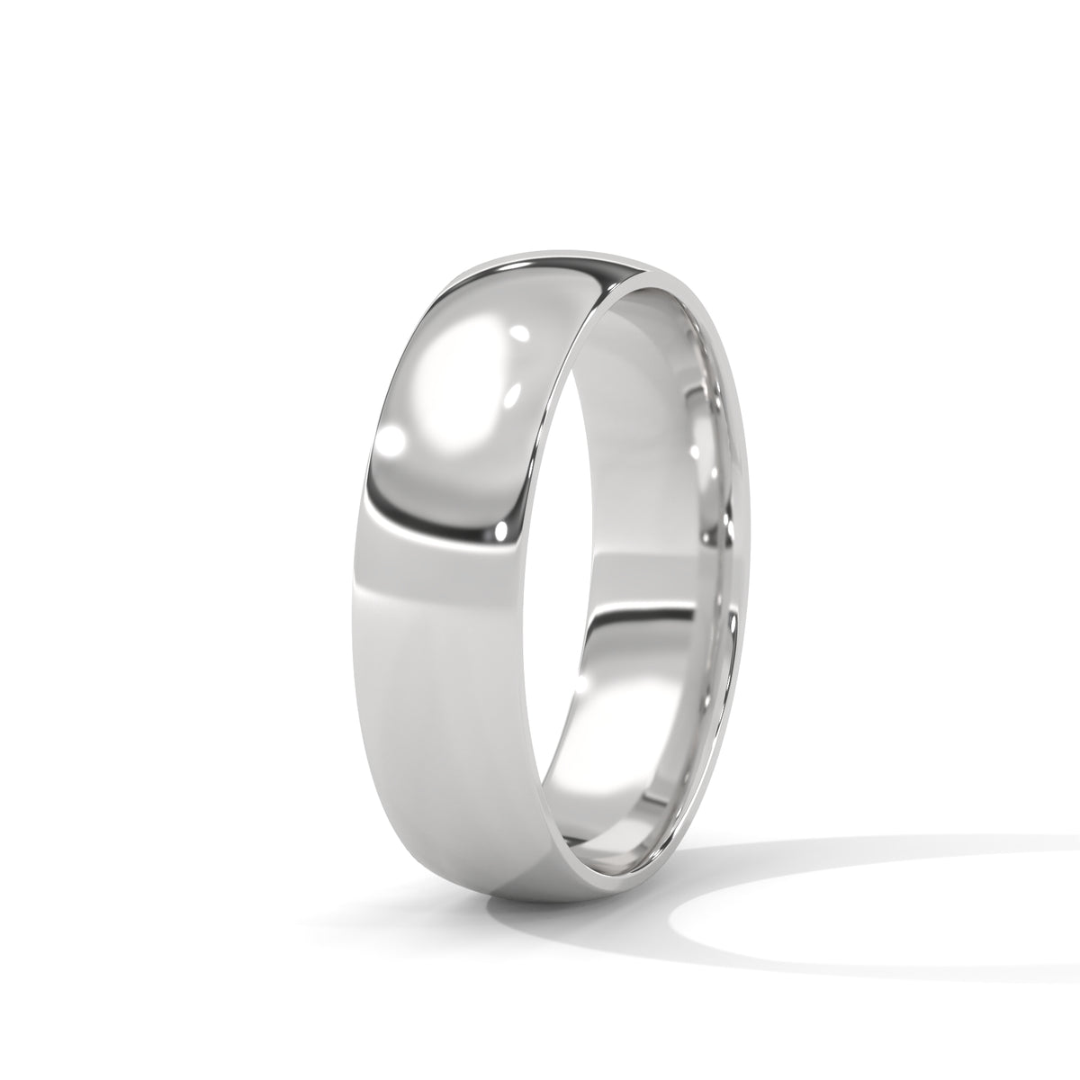 Polished Arc Classic Band Ring
