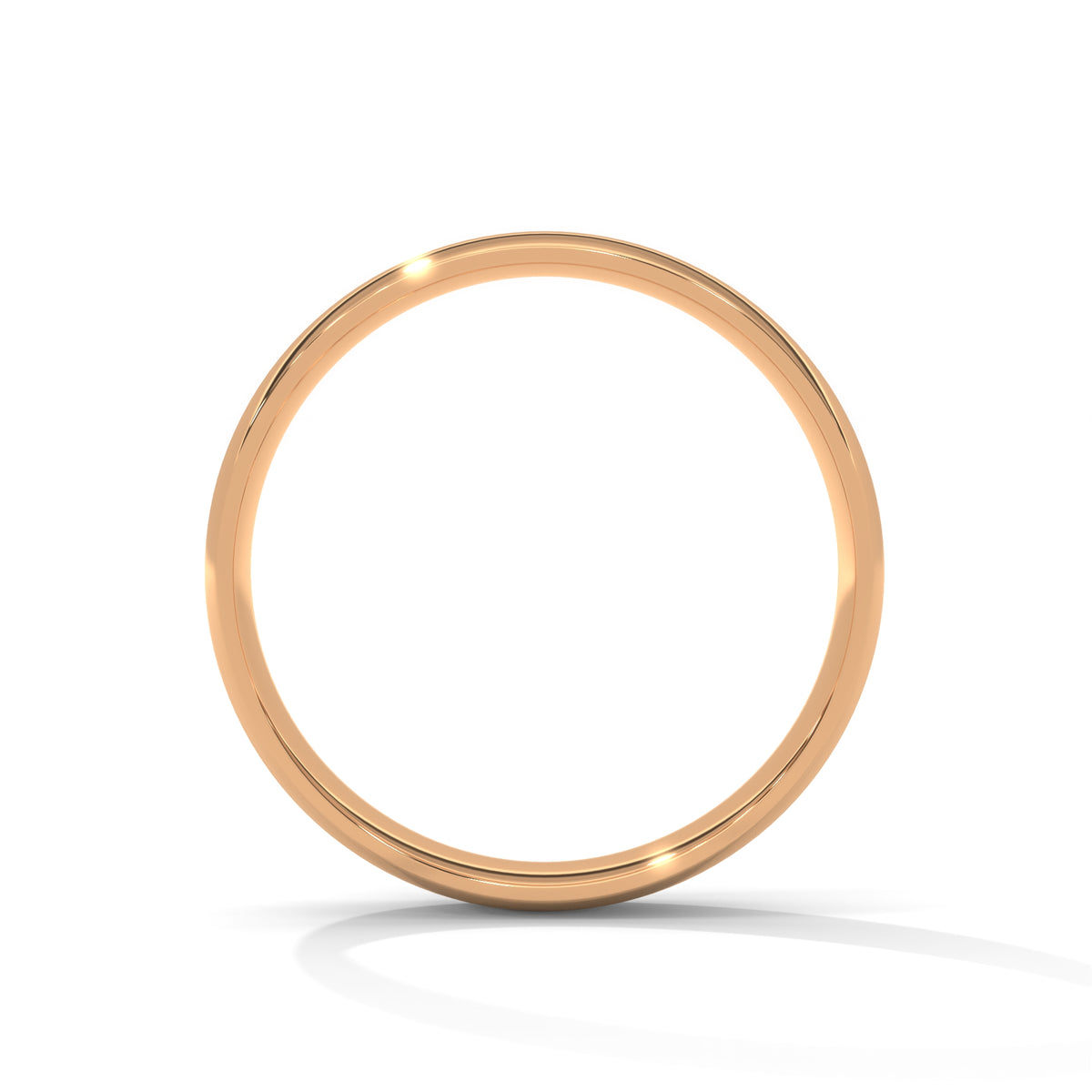 Polished Arc Classic Band Ring