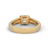 Cascading Brilliance Solitaire Ring